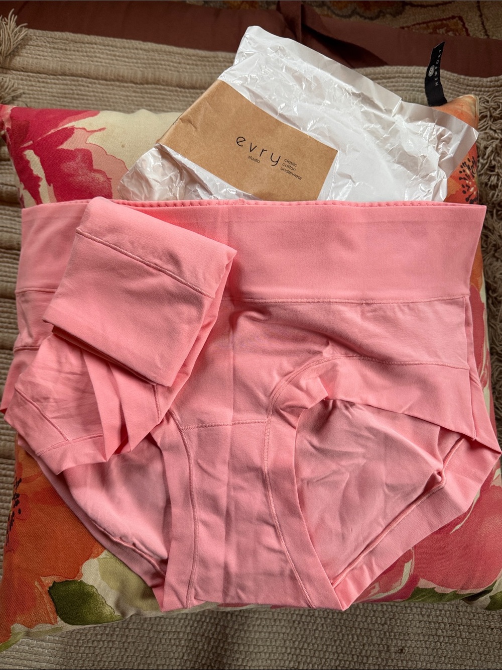 Evry Premium Cotton Underwear 2-Pack classic briefs pink new NWT women’s large L